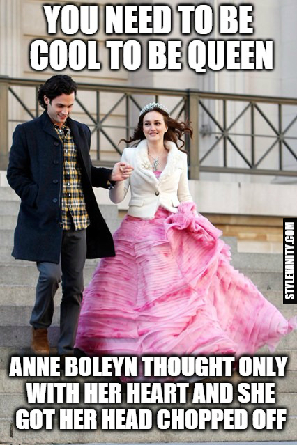life lessons from Blair Waldorf meme