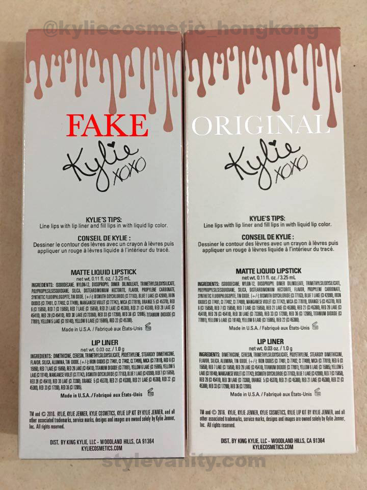 fake kylie jenner lip kits