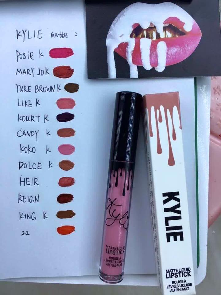 fake kylie lip kit swatches