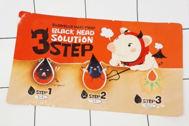 elizavecca black head solution 3-step nose pack review