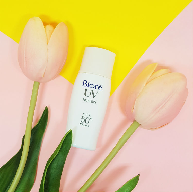 biore uv perfect face milk