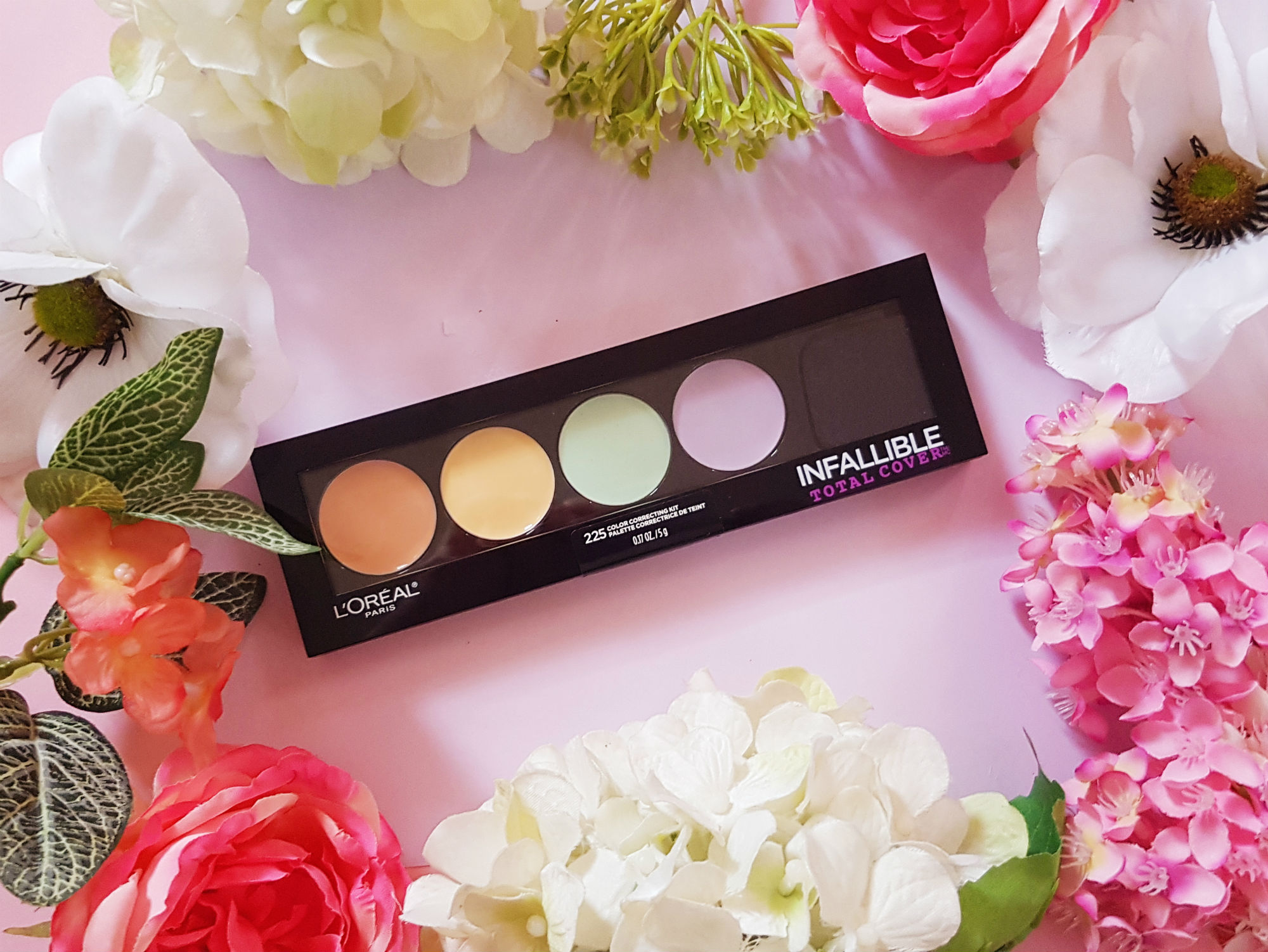 l'oreal infallible total cover color correcting kit review