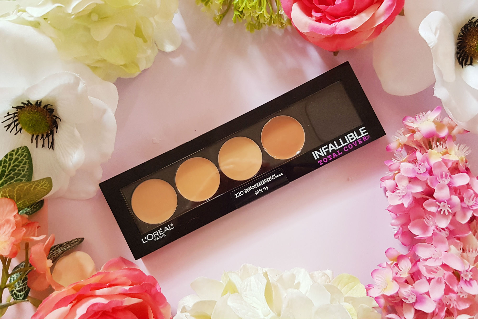 l'oreal infallible total cover concealing & contour kit review