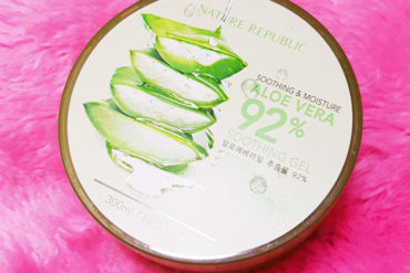 nature republic aloe vera soothing gel review