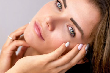 collagen skin face nail art