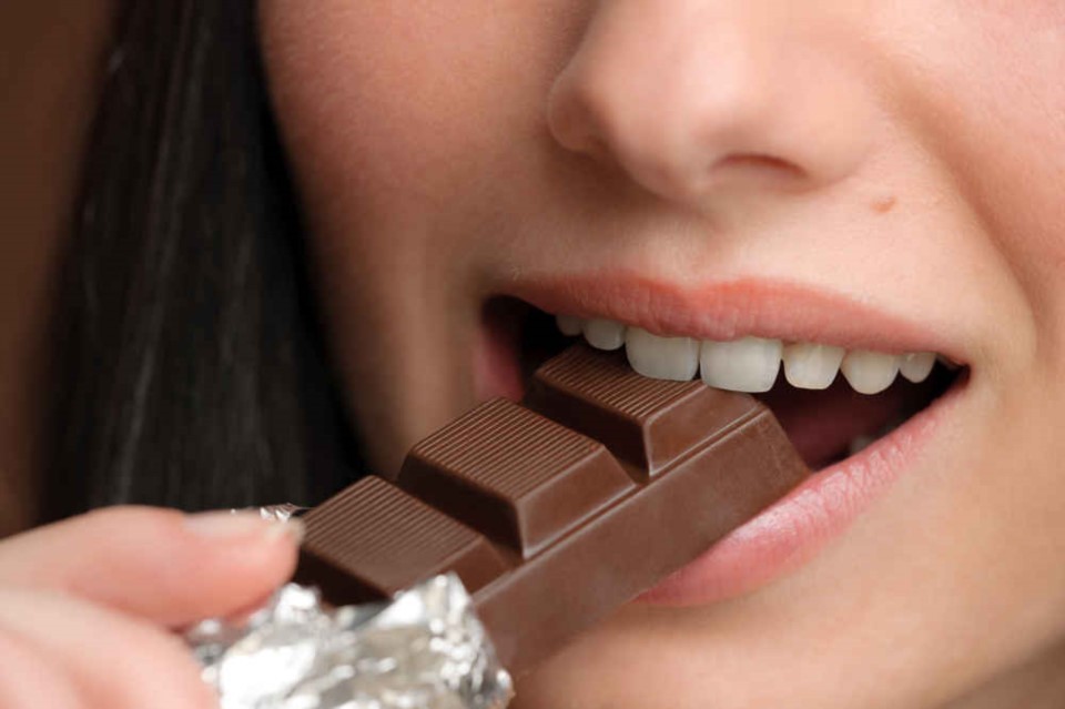dark chocolate teeth mouth lips