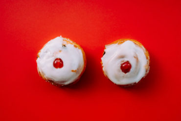 breast cherry cupcake food