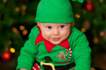 baby boy christmas elf