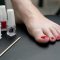 Foot Skincare Matters Much as Moisturizing - pedicure nail polish