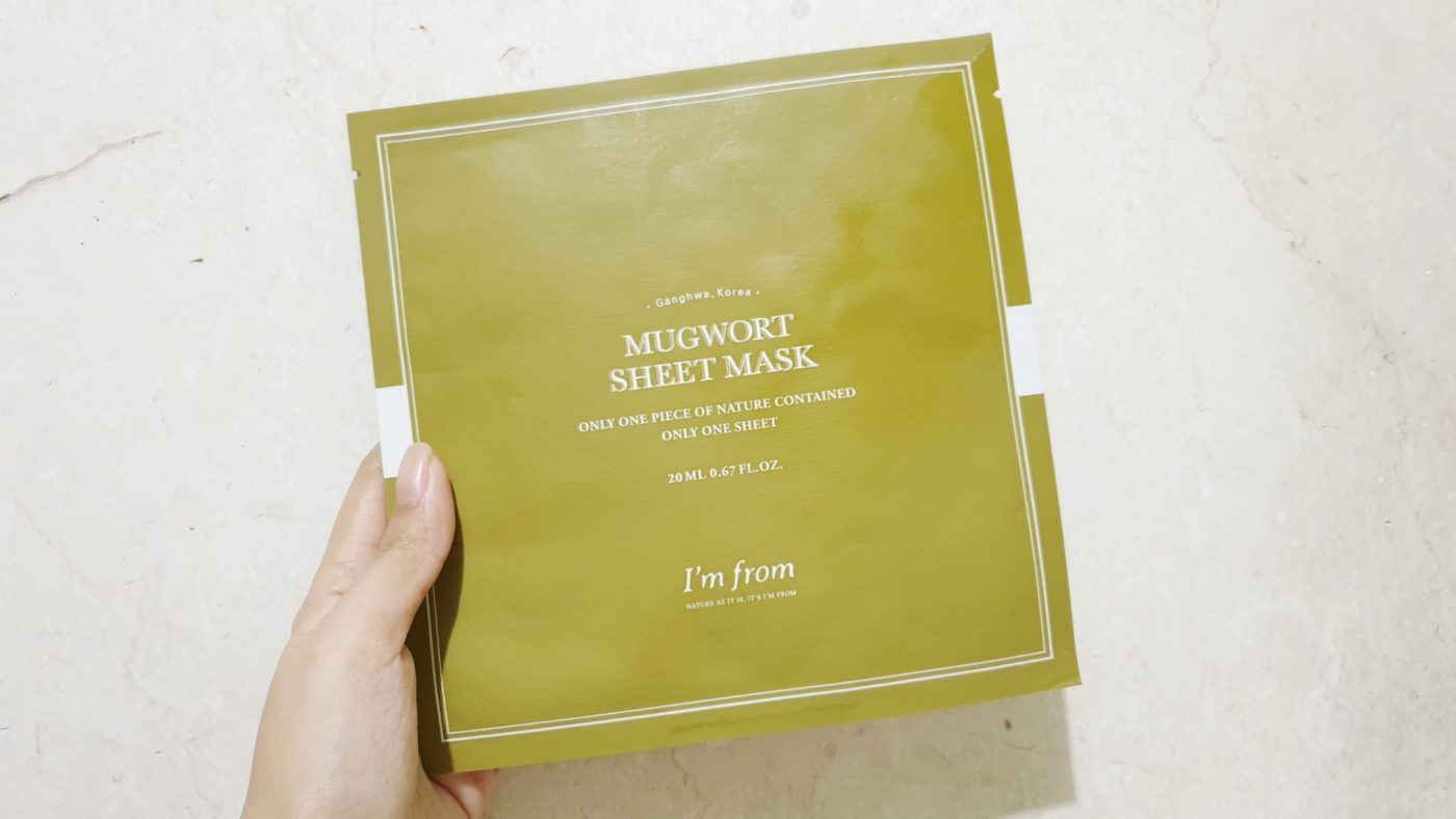 I'm From Mugwort Sheet Mask Review - Style Vanity