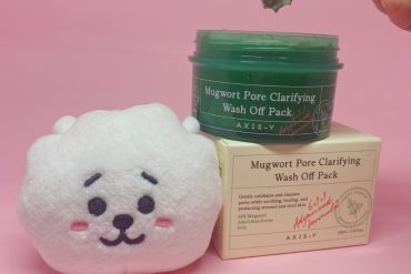 axis-y mugwort pore clarifying wash off pack review