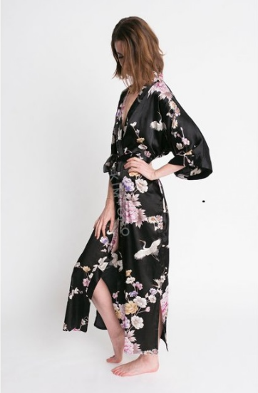 Things to Know about Ladies Long Silk Kimono Robe - Style Vanity