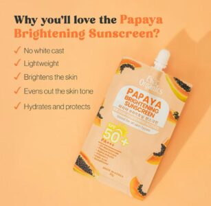 Ever Organics Papaya Brightening Sunscreen SPF 50+ PA+++