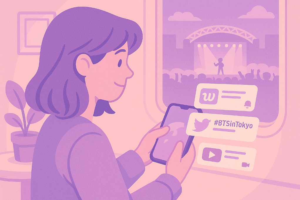 bts kpop ticket concert weverse