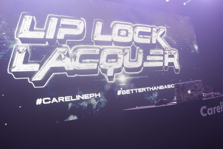 Careline Lip Lock Lacquer launch event