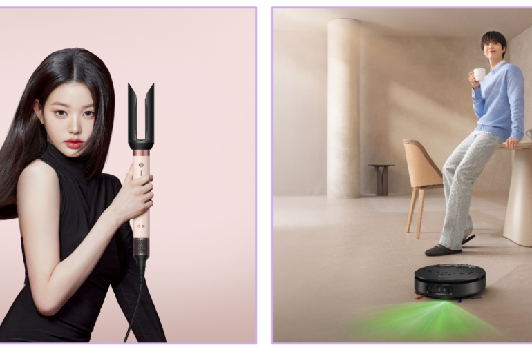 dyson asia ambassadors Jang Won Young of IVE and actor Park Bo Gum